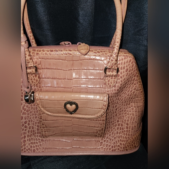 Brighton Lucile Croc Handbag - Picture 2 of 7